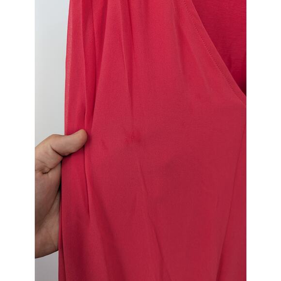 NWT Soft Surroundings Sleeveless Lipstick Pink Amalfi Dress Size 3X Summer Beach - Picture 7 of 7